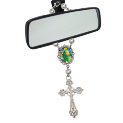 Imagem do Dezena Terço Carro Retrovisor São Judas Tadeu Medalha