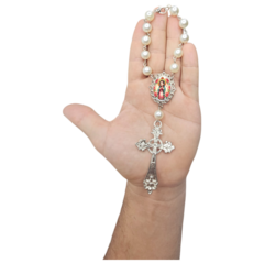 Dezena Terço Carro Retrovisor Nossa Senhora de Guadalupe - comprar online