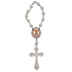 Dezena Terço Carro Retrovisor Nossa Senhora de Guadalupe - loja online