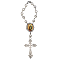 Imagem do Dezena Terço Carro Retrovisor Nossa Senhora de Guadalupe