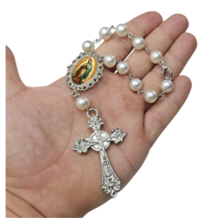 Dezena Terço Carro Retrovisor Nossa Senhora de Guadalupe - comprar online