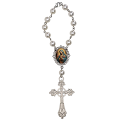 Dezena Terço Carro Retrovisor Nossa Senhora de Guadalupe
