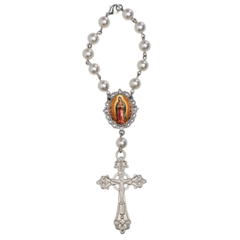 Dezena Terço Carro Retrovisor Nossa Senhora de Guadalupe - comprar online
