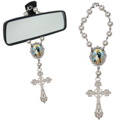Dezena Terço Carro Retrovisor Nossa Senhora da Conceição - comprar online