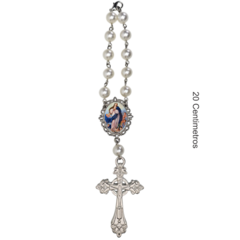 Dezena Terço Carro Retrovisor Nossa Senhora da Conceição - comprar online
