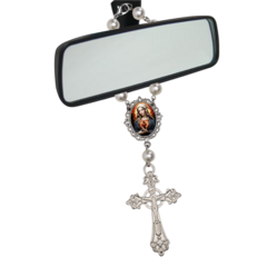 Dezena Terço Carro Retrovisor Santa Maria Medalha na internet