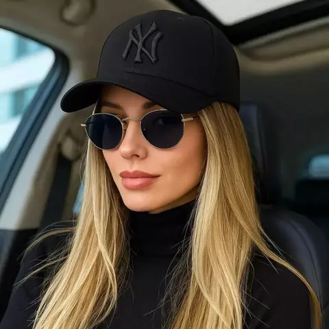 Boné New York NY Bordado Aba Curva - Unissex - comprar online