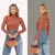 Blusa Básica Gola Alta Manga Comprida - Feminino na internet