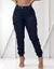 Calça Cargo Jogger Jeans Cintura Alta Com Lycra - Feminina - Estilo Unicy