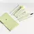 Set Brochas de Maquillaje Estuche Verde con Botón