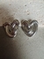 Brinco Wavy Heart Prata