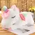 Imagem do 25-100cmkawaii unicórnio gigante brinquedo de pelúcia unicórnio macio bonecos