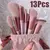 13 PCS Pincéis de Maquiagem Conjunto de Sombra de Olho Fundação Mulheres Esco - jhtechstyle