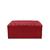 Kit Cabeceira e Calçadeira Baú Dunas Queen 160 cm - Veludo Vermelho