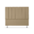 Cabeceira Estofada Cama Box Casal 140 cm Carla Premium - Veludo Bege Escuro - comprar online
