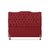 Cabeceira de Cama Box Casal 140cm Dunas - Veludo Vermelho - comprar online