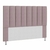 Cabeceira Estofada Cama Box Casal 140 cm Carla - Rose