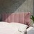 Cabeceira Queen Carla 160x58 Suede Rose - M&F Decor