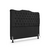 Cabeceira de Cama Box King 195cm Dunas - Veludo Preto