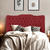 Cabeceira de Cama Box King 195cm Dunas - Veludo Vermelho. na internet