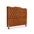 Cabeceira de Cama Box Casal 140 cm Dunas - Veludo Terra Cota