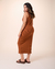 Vestido Midi Canelado Giovanna - loja online