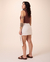 Shorts Saia de Linho Karina - comprar online