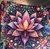 Canga/painel Flor de Lótus