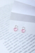 BRINCO CHARM DUPLO CORAÇÃO ROSA na internet