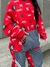 Maxi buzo capucha jean frizado NY - comprar online