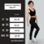 HIGH WAIST BLACK LEGGING | Polyamide and Lycra® | No slipping at the waist on internet