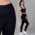 HIGH WAIST BLACK LEGGING | Polyamide and Lycra® | No slipping at the waist - LULINE® ESPORTIVA