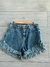 short fleco azul zulu