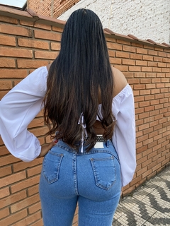 Calça jeans flaer na internet