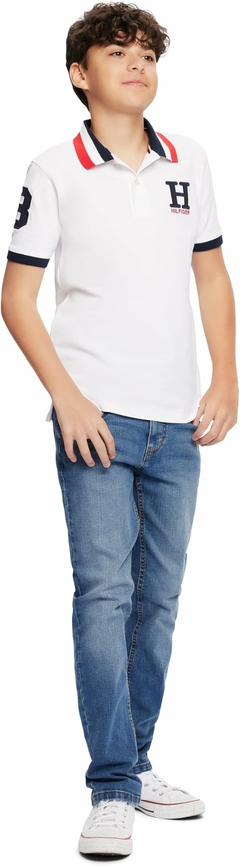 Camisa Polo Branca Tommy Hilfiger - loja online