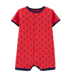 Romper Vermelho Âncora Carter's