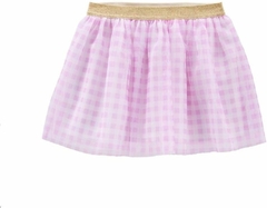 Saia Xadrez Tule Menina Carter's - Viannas Importados