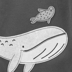 Pijama 4pç Cinza Baleia Fundo do Mar Carter's - comprar online