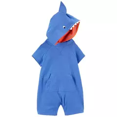 Romper Azul Com Capuz Tubarão Carter's - comprar online