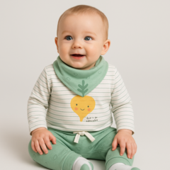 Conjunto 4pç Com Babador Bandana Menino Carter's na internet
