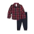 Conjunto 2pç Camisa Social Xadrez Menino Calvin Klein