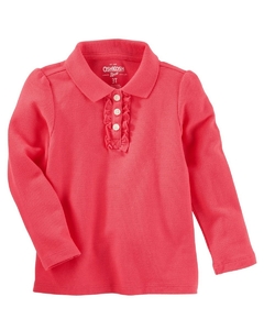 Camisa Polo Infantil Rosa Oshkosh B'gosh na internet