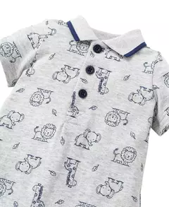 Romper 2pç Com Chapéu Animais Little Me - loja online