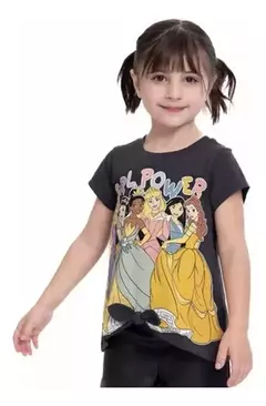 Jaqueta Jeans 2pç Princesas Disney - loja online
