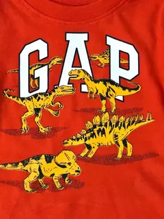 Camiseta Manga Longa Dinossauros Menino Gap - comprar online