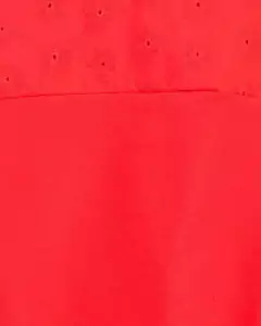 Moletinho Vermelho Detalhe Laise Bebê Menina Carter's - Viannas Importados