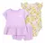 Conjunto 3pç Lilás Body Floral Carter's