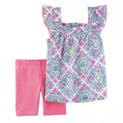 Conjunto 2pç Bata Floral Menina Carter's na internet