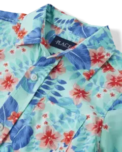 Camisa Social Floral Menino The Children's Place - Viannas Importados