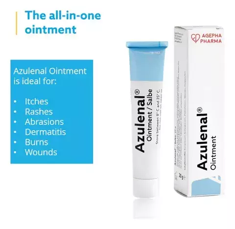 Pomada Azulenal 20g Creme Para Cuidado Com Os Seios